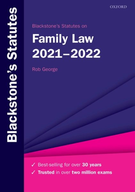 BLACKSTONES STATUTES ON FAMILY LAW 20212