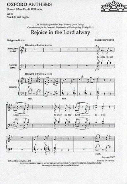 Rejoice in the Lord alway