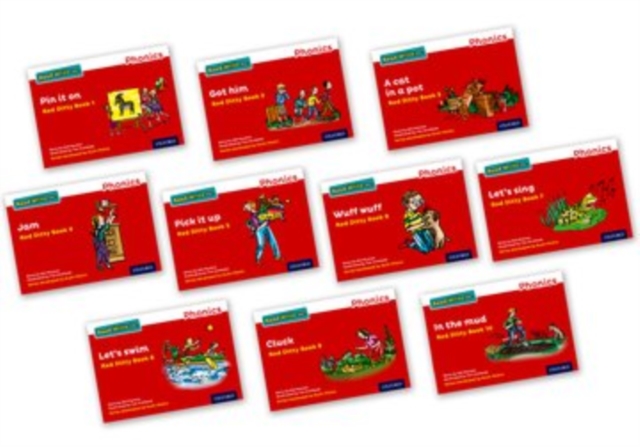 Read Write Inc. Phonics: Red Ditty books (Mixed Pack of 10)