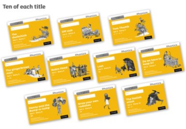 Read Write Inc. Phonics: Yellow Set 5 Core Black & White Storybooks (Pack of 100)