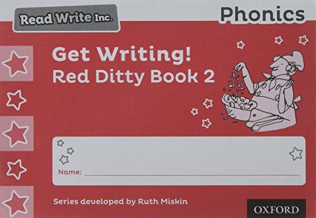 Read Write Inc. Phonics: Get Writing! Red Ditty Book 2 Pack of 10