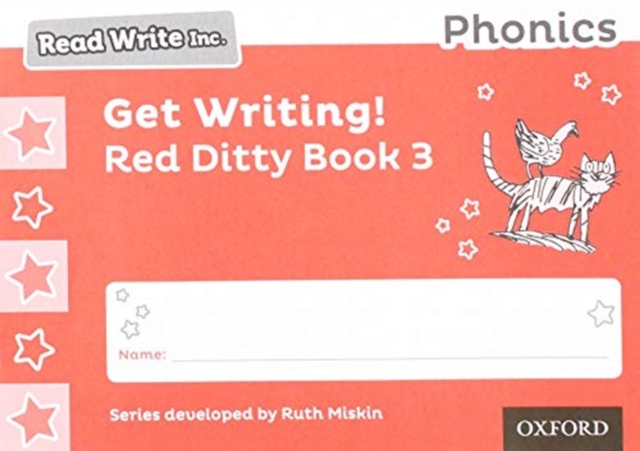 Read Write Inc. Phonics: Get Writing! Red Ditty Book 3 Pack of 10