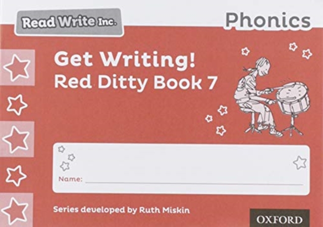 Read Write Inc. Phonics: Get Writing! Red Ditty Book 7 Pack of 10