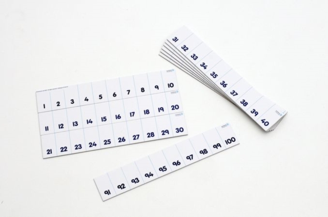 Numicon: Card 1-100 Number Track