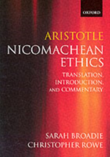 Aristotle: Nicomachean Ethics