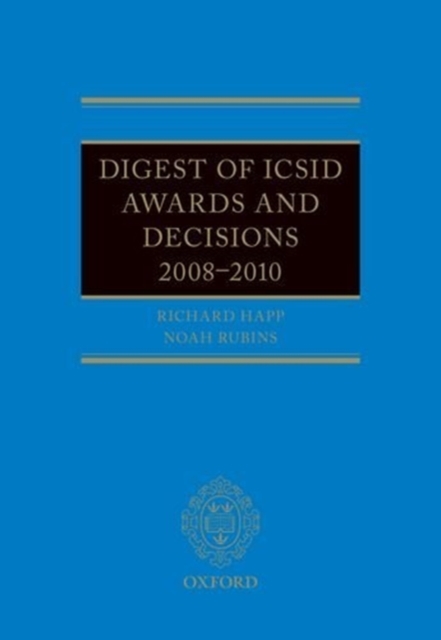DIGEST OF ICSID AWARDS & DECISIONS 20082