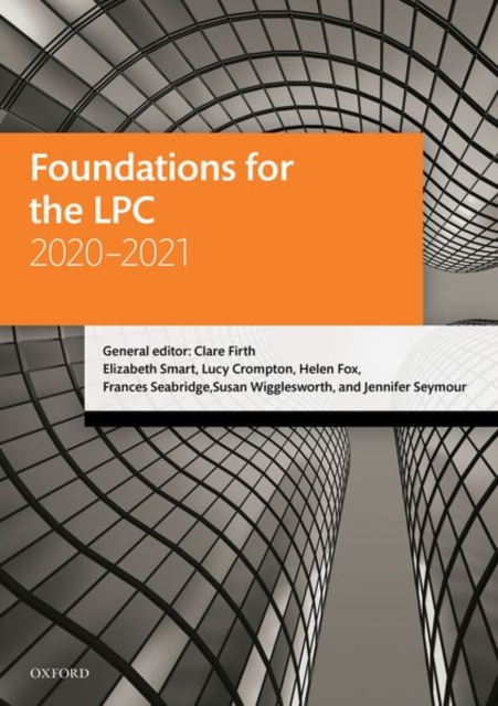 Foundations for the LPC 2020-2021