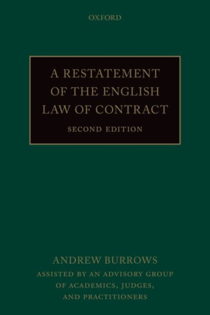 Restatement of the English Law of Contract