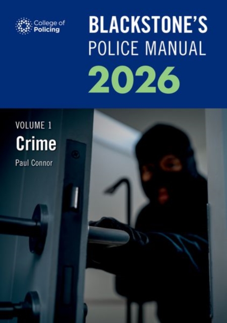 Blackstone's Police Manuals 2026 Three Volume Set