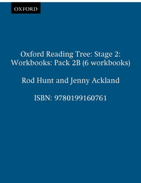 Oxford Reading Tree: Level 2: Workbooks: Pack 2B (6 workbooks)