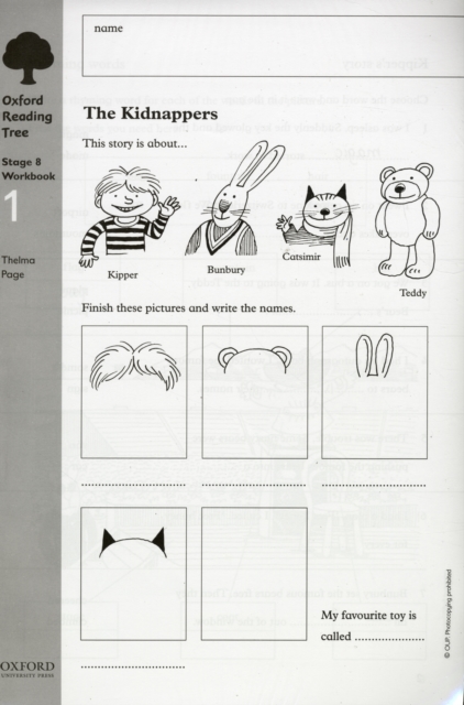 Oxford Reading Tree: Level 8: Workbooks: Workbook 1: The Kidnappers and Viking Adventures (Pack of 6)
