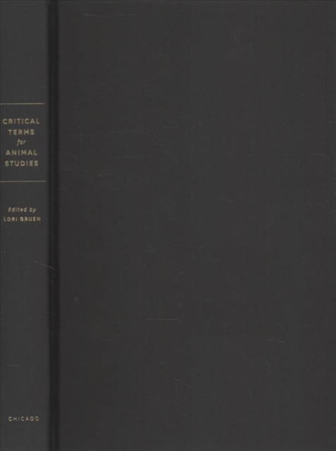 Critical Terms for Animal Studies