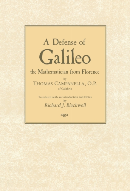 Defense of Galileo