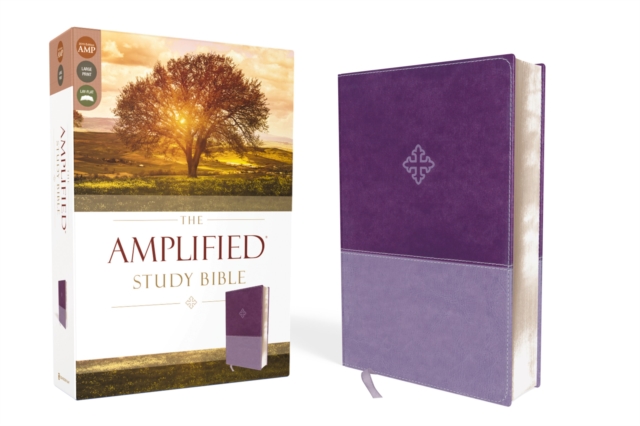 Amplified Study Bible, Leathersoft, Purple