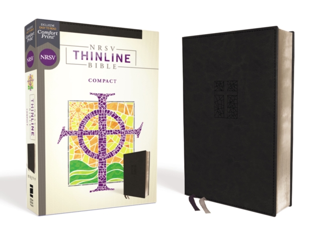 NRSV, Thinline Bible, Compact, Leathersoft, Black, Comfort Print