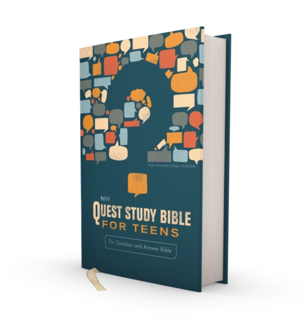 NIV, Quest Study Bible for Teens, Hardcover, Navy, Comfort Print