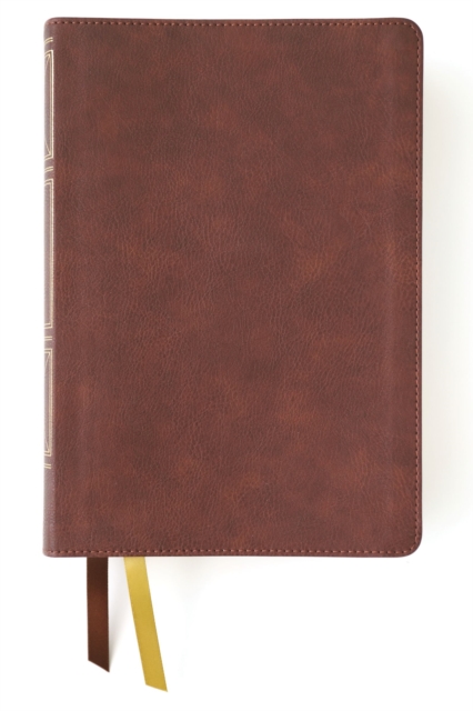 NKJV, Thompson Chain-Reference Bible, Leathersoft, Brown, Red Letter, Thumb Indexed, Comfort Print