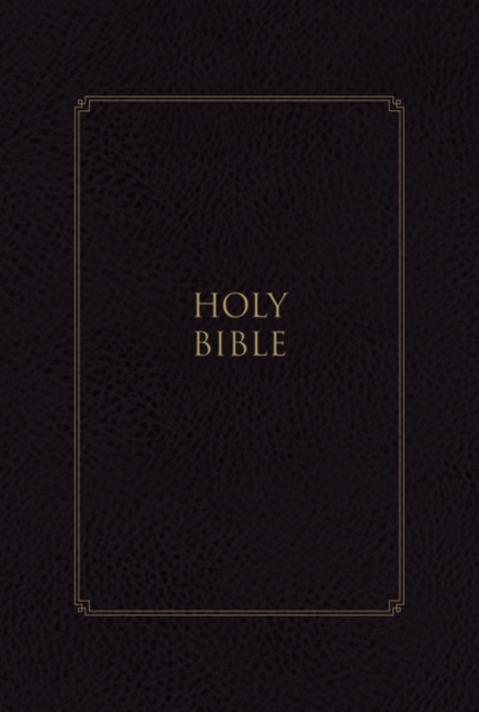 KJV, Thompson Chain-Reference Bible, Leathersoft, Black, Red Letter, Thumb Indexed, Comfort Print