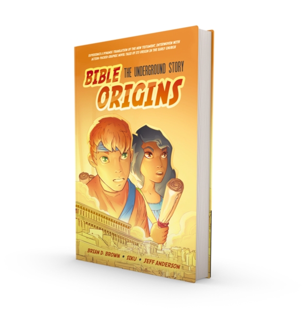 Bible Origins (Portions of the New Testament + Graphic Novel Origin Stories), Hardcover, Orange