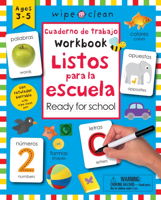 Wipe Clean: Bilingual Workbook Ready for School / Cuaderno de trabajo listos para la escuela