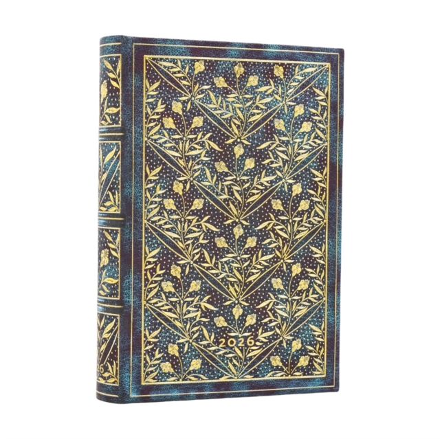 2026 Wildflower Song Mini 12-month Day-at-a-Time Hardcover Flexi Dayplanner 2026 (Elastic Band Closure)