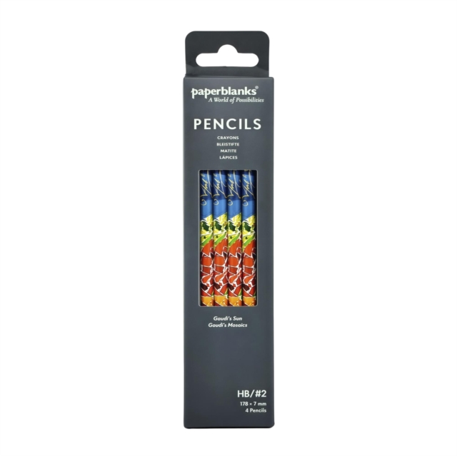 Gaudi’s Sun (Gaudi’s Mosaics) 4 Pack Pencils