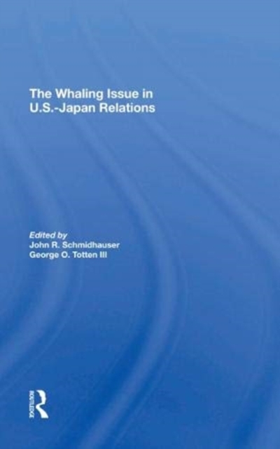 The Whaling Issue In U.s.-japan Relations