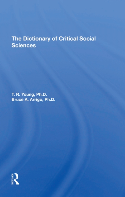 Dictionary Of Critical Social Sciences