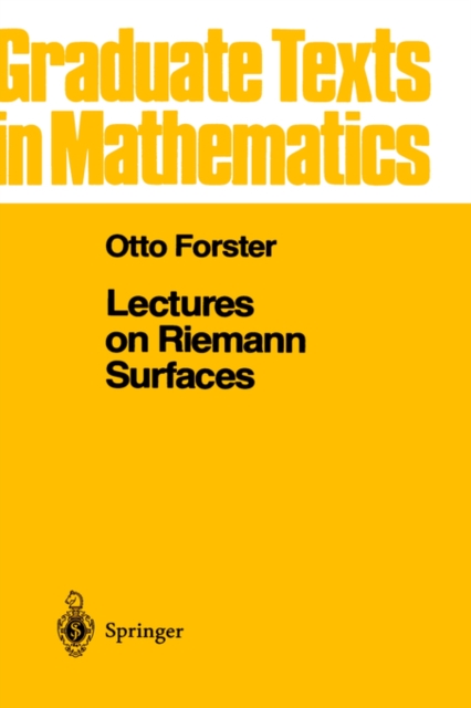 Lectures on Riemann Surfaces