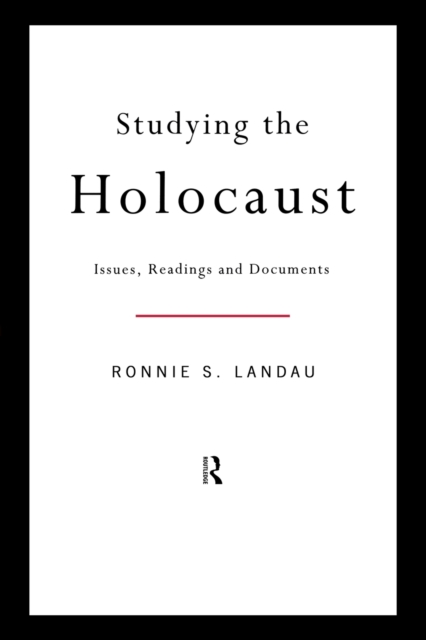 Studying the Holocaust
