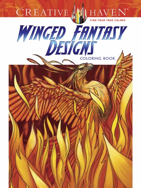 Creative Haven Winged Fantasy Designs Coloring Book