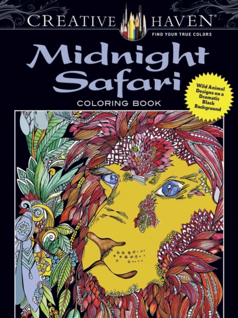 Creative Haven Midnight Safari Coloring Book