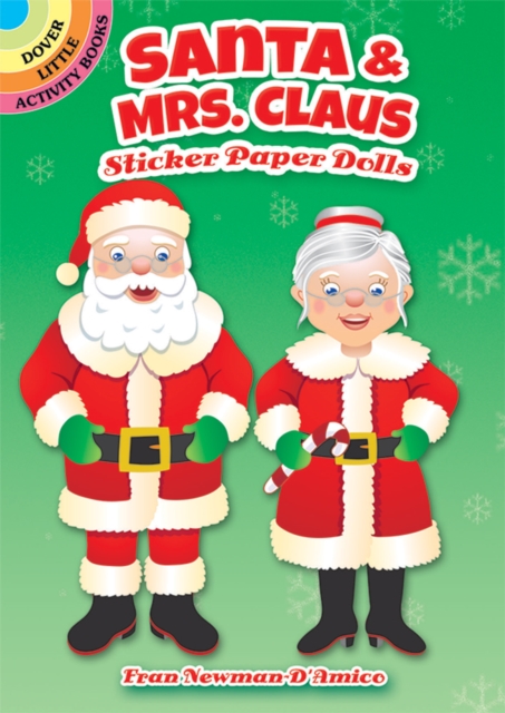 Santa & Mrs. Claus Sticker Paper Dolls