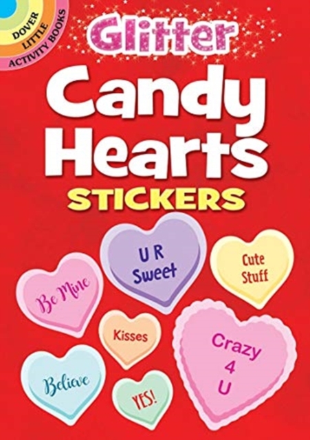 Glitter Candy Hearts Stickers