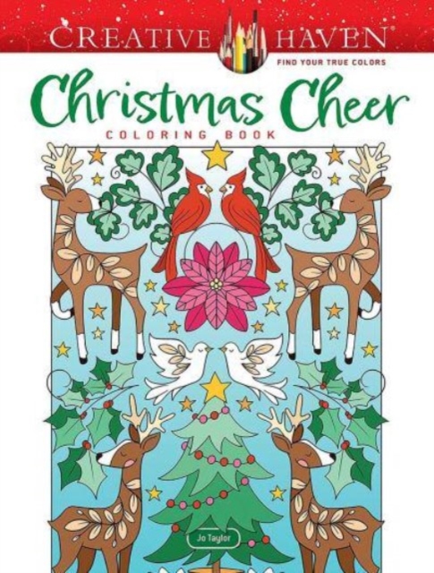 Creative Haven Christmas Cheer Coloring Book