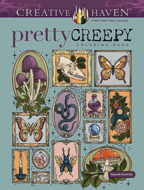 Creative Haven Pretty Creepy Coloring Book