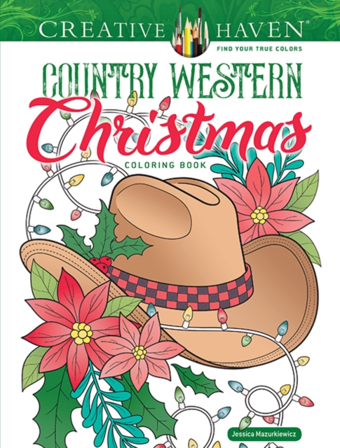 Creative Haven Country Western Christmas Coloring Book