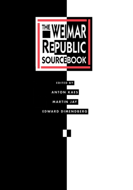 The Weimar Republic Sourcebook