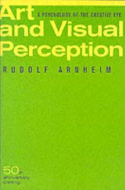 Art and Visual Perception, Second Edition