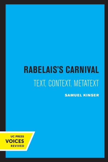 Rabelais's Carnival