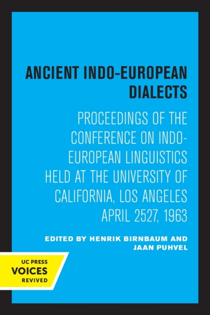 Ancient Indo-European Dialects