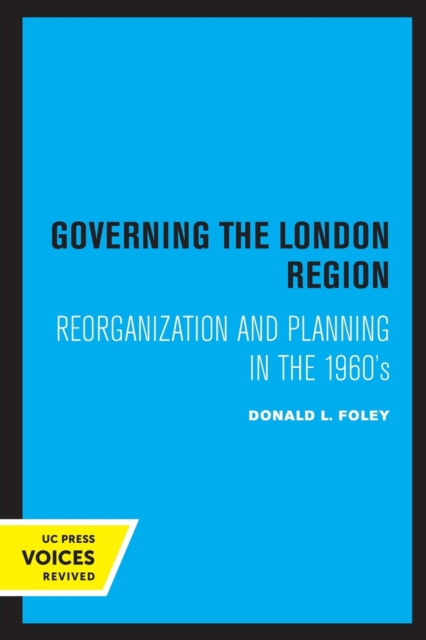 Governing the London Region