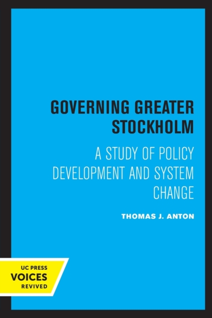 Governing Greater Stockholm