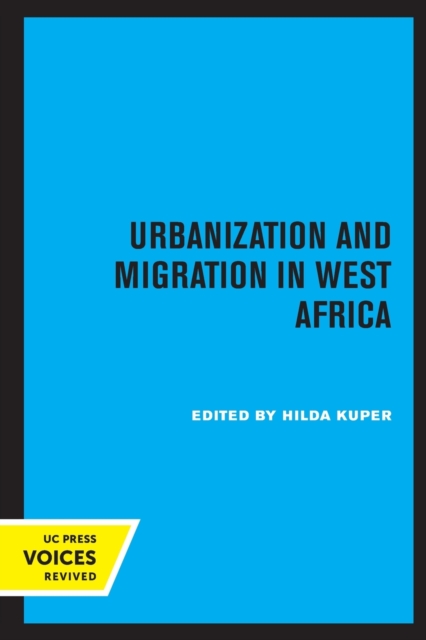 Urbanization and Migration in West Africa