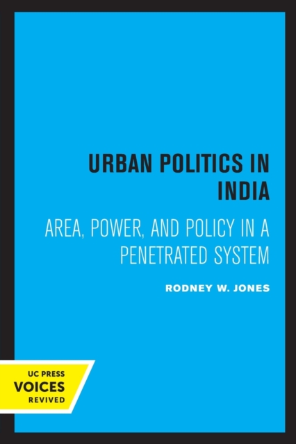 Urban Politics in India