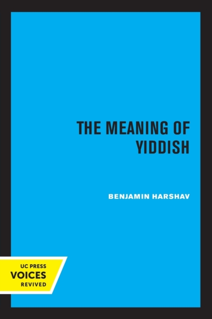Meaning of Yiddish