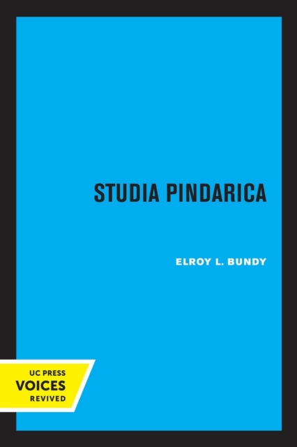 Studia Pindarica