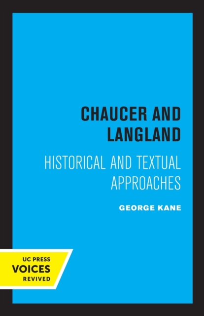 Chaucer and Langland