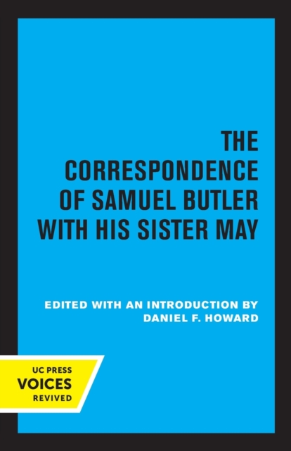 Correspondence of Samuel Butler with His Sister May