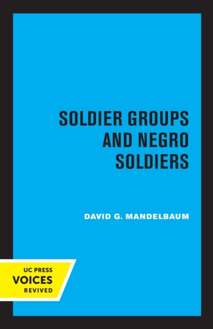 Soldier Groups and Negro Soldiers